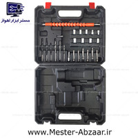 کیف 25 پارچه جعبه ابزار دریل شارژی با لوازم مدل tools bag 1223