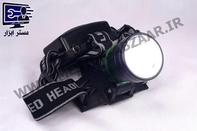 هدلایت زوم دار شارژی برد بلند مدل head lamp multi purpose 311