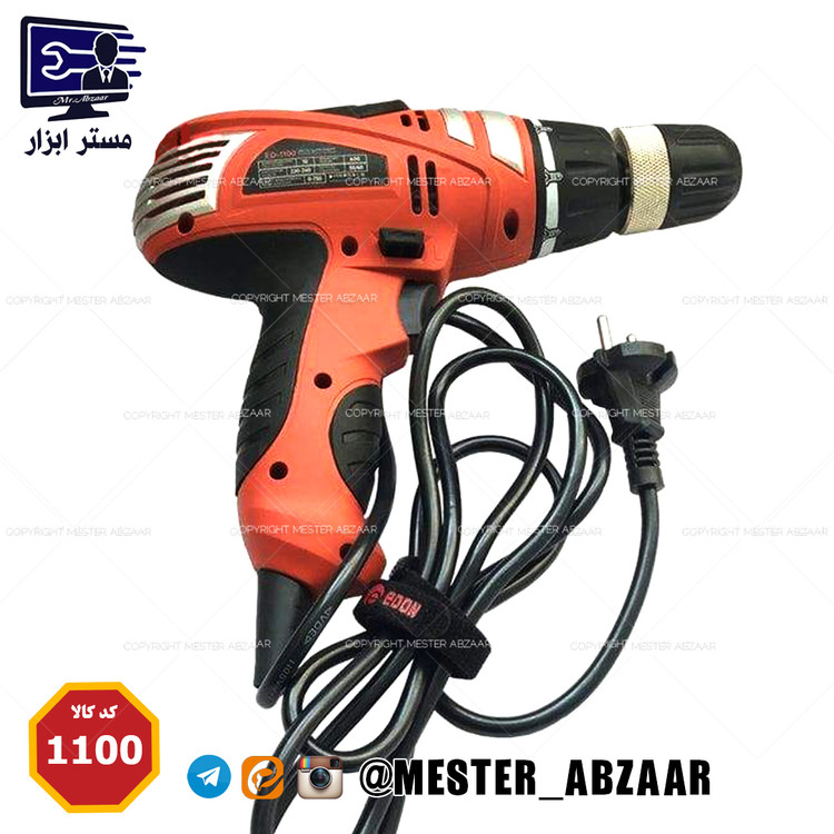 دریل و پیچ بند برقی ادون مدل ED-1100