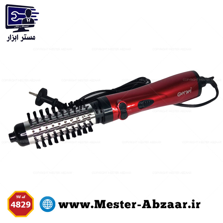 سشوار برس دار چرخشی فر جیمی مدل GM-4829