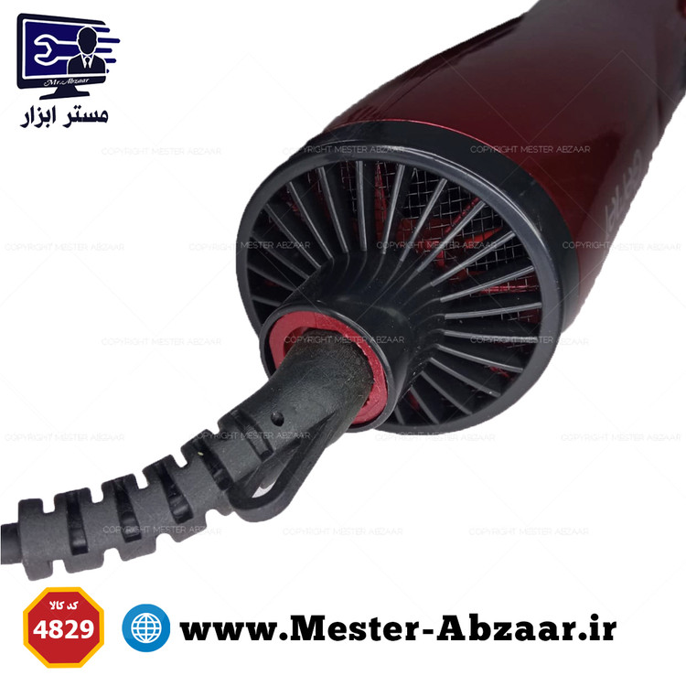 سشوار برس دار چرخشی فر جیمی مدل GM-4829