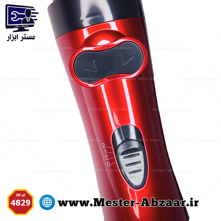 سشوار برس دار چرخشی فر جیمی مدل GM-4829
