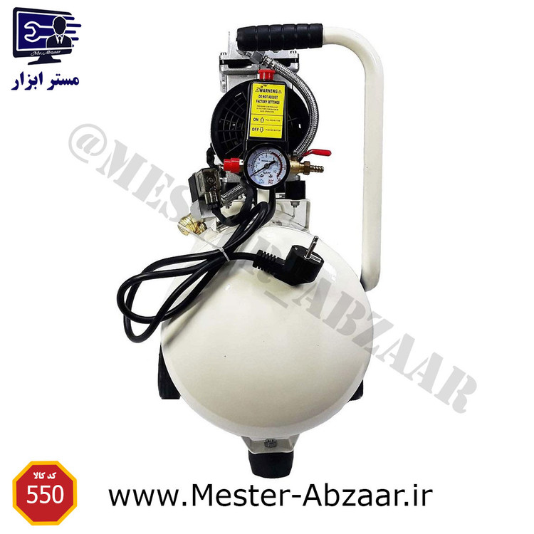 کمپرسور پمپ هوا 25 لیتری سایلنت پمپ باد ادون مدل ED550-25L