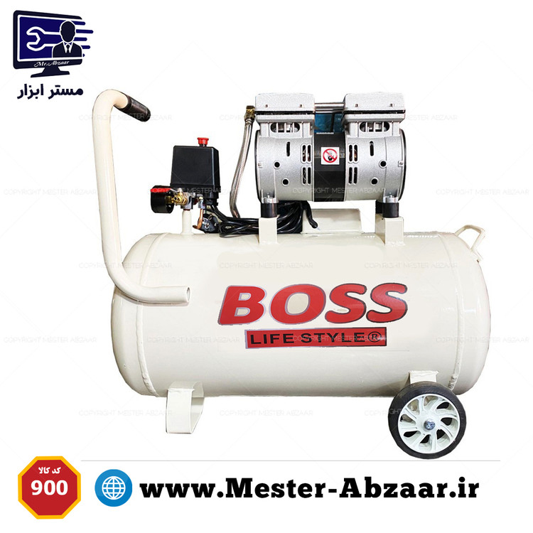کمپرسور پمپ باد 30 لیتری سایلنت باس مدل BS-900