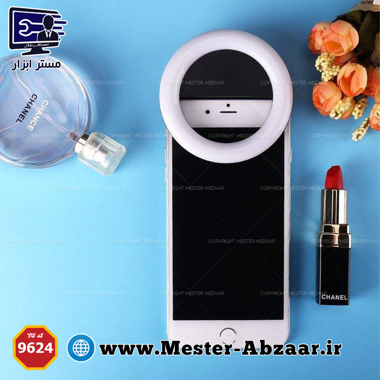 رینگ لایت سلفی کوچک شارژی موبایل مدل RK-12