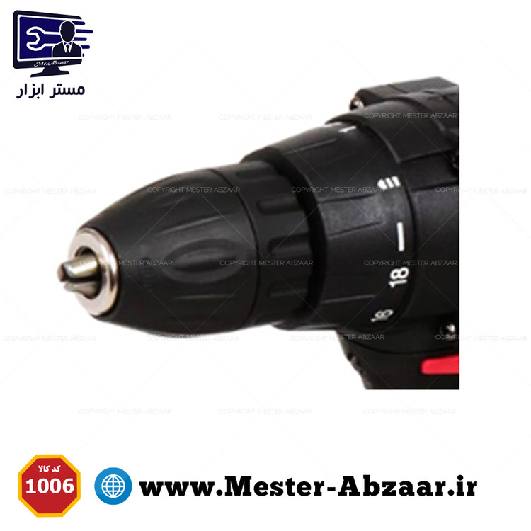 دریل شارژی 12 ولت دو باتری ادون صنعتی مدل QM-1006S