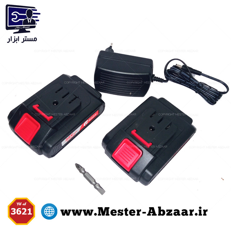 دریل چکشی پیچ بند و پیچ گوشتی شارژی دو باتری 36 ولت ادون مدل AD-36AP