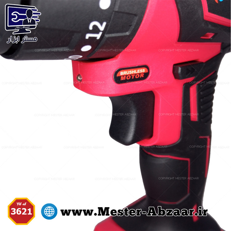 دریل چکشی پیچ بند و پیچ گوشتی شارژی دو باتری 36 ولت ادون مدل AD-36AP