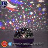 چراغ خواب و رقص نور گردان چرخشی ماه و ستاره مدل مستر STAR MASTER 9088