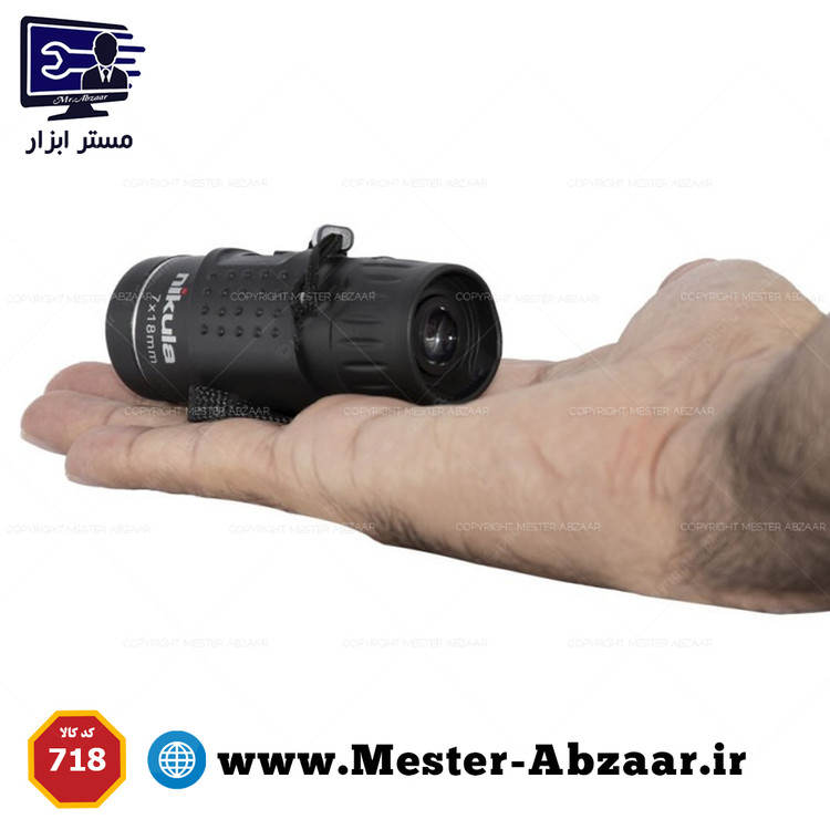 دوربین شکاری تک چشم جیبی نیکولا مدل km 30718 Nikula 7x18