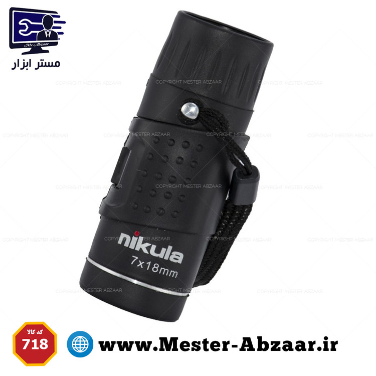 دوربین شکاری تک چشم جیبی نیکولا مدل km 30718 Nikula 7x18