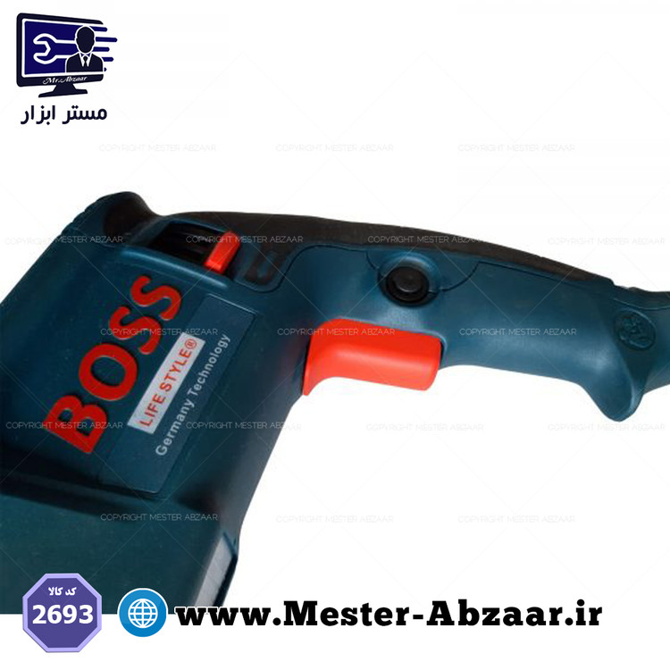 دریل چکشی و تخریب بتن کن سه کاره باس سه کیلویی مدل BS26SRE