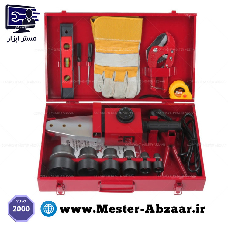 اتو لوله سبز 2000 وات ادون با لوازم مدل EDP-2000T