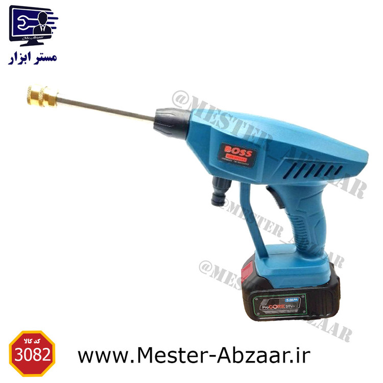 کارواش شارژی 25 ولت باس دو باتری مدل BS3082