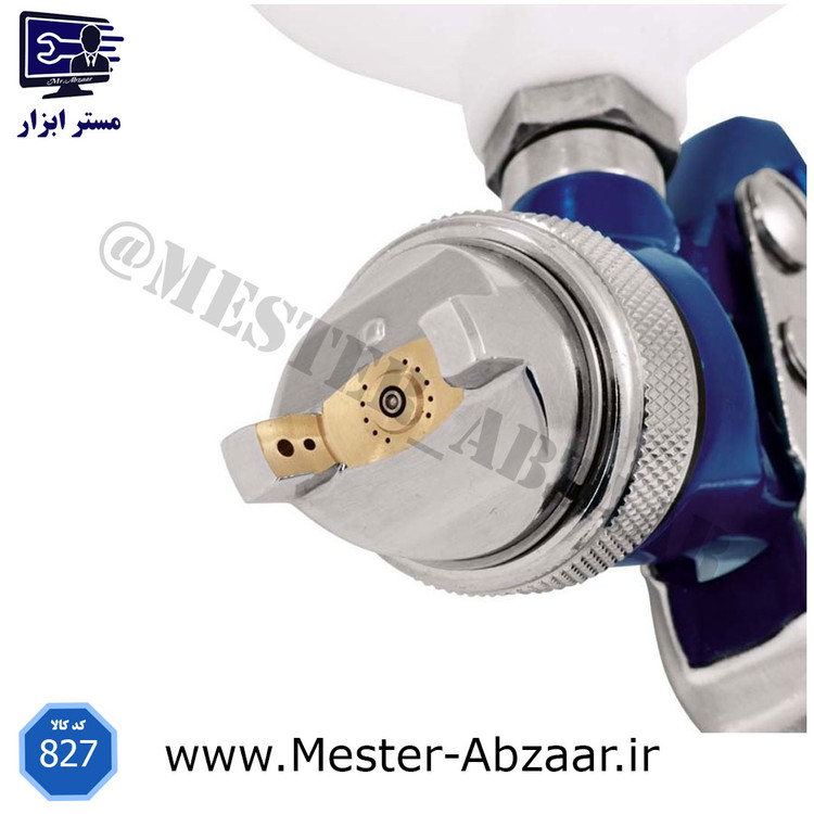 پیستوله رنگ بادی فلزی 1.7 میلی متری سه تنظیم H827 نووا مدل NTS-2717