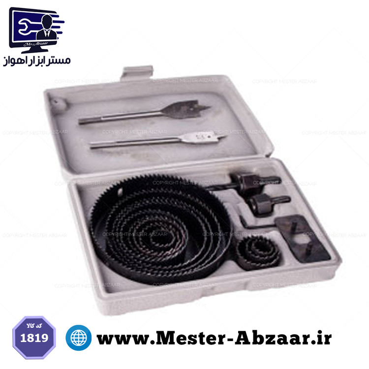 ست تیغه گردبر 18 پارچه چوب سیلور مدل SILVER 18PC