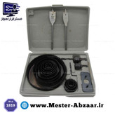 ست تیغه گردبر 18 پارچه چوب سیلور مدل SILVER 18PC