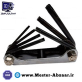 ست آچار آلن Yong Gong مشکی مدل LB-048M