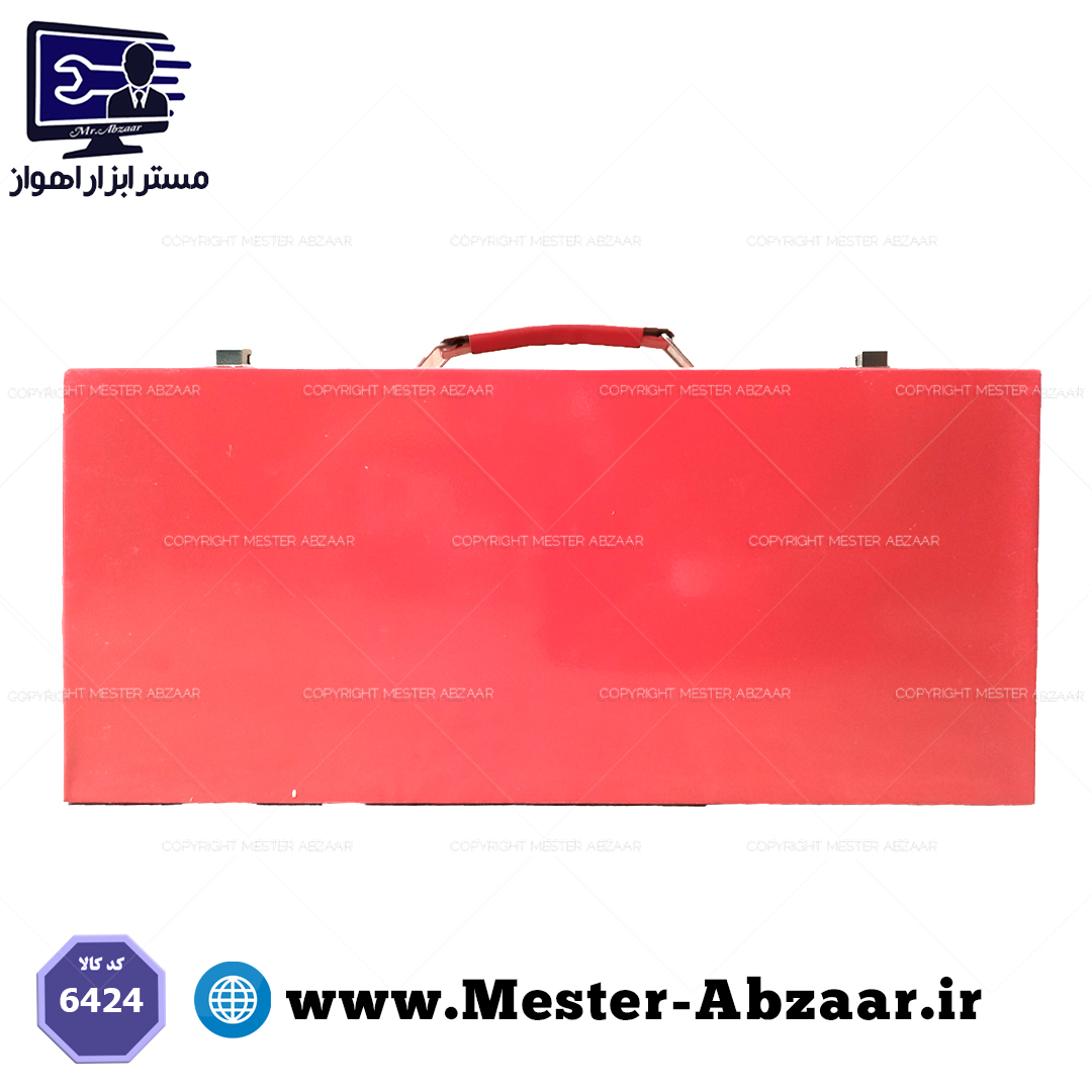 جعبه بکس 24 پارچه سفید فلزی کروم وانادیوم PROFESSIONAL TOOLS MAM.CO