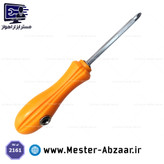 پیچ گوشتی دستی دو سر چهارسو و دو سو دو حالته زرد مدل 2161 تیتان