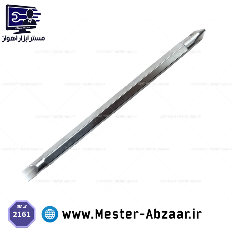 پیچ گوشتی دستی دو سر چهارسو و دو سو دو حالته زرد مدل 2161 تیتان