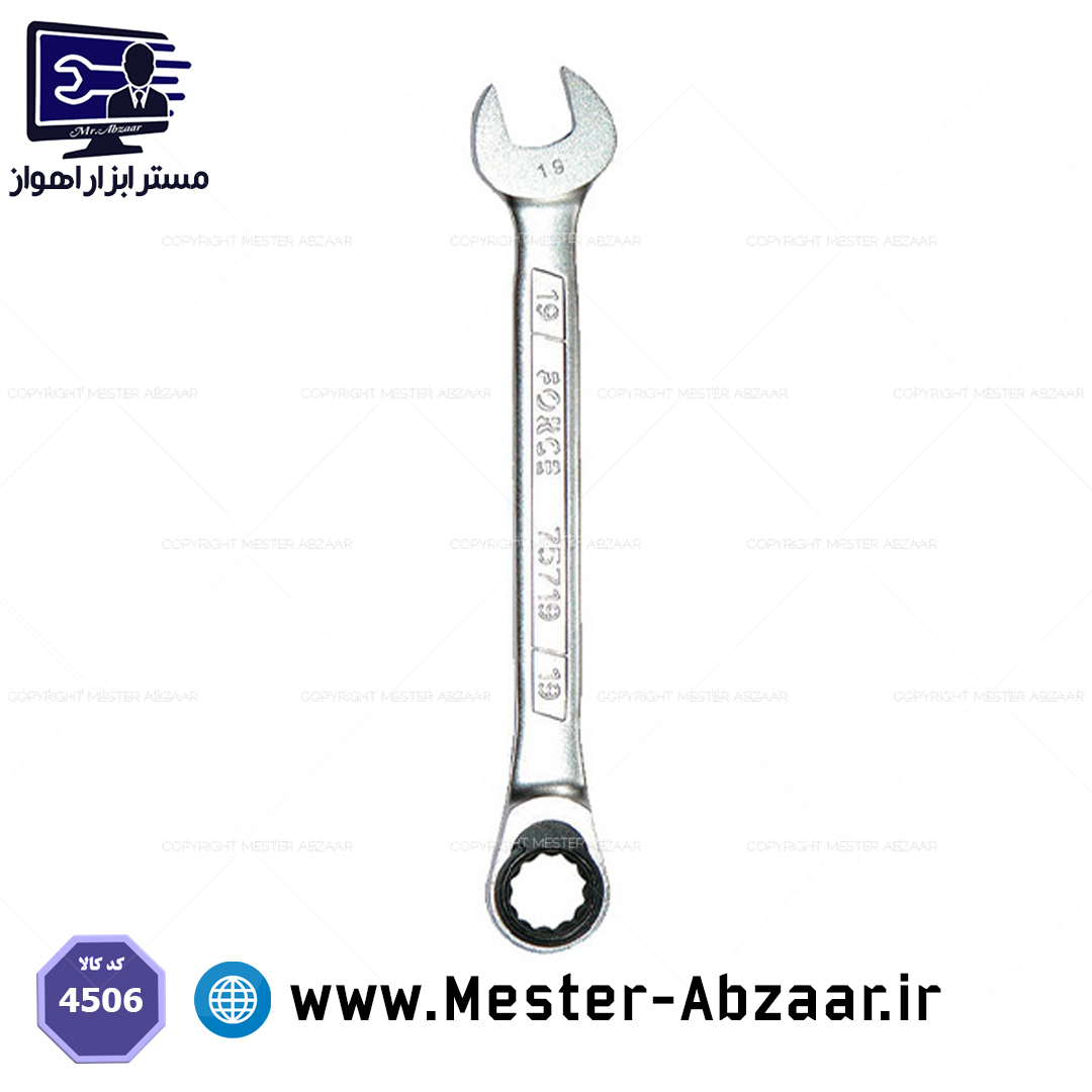 ست 8 پارچه آچار یک سر تخت یک سر رینگ جغجغه ای تیتان مدل CR-V 72T TITAN TOOLS