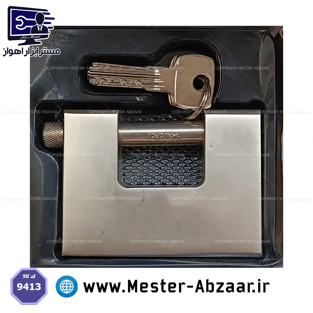  قفل کتابی 94 میلی متری ضد اسید گلدن لوتوس مدل 9413 