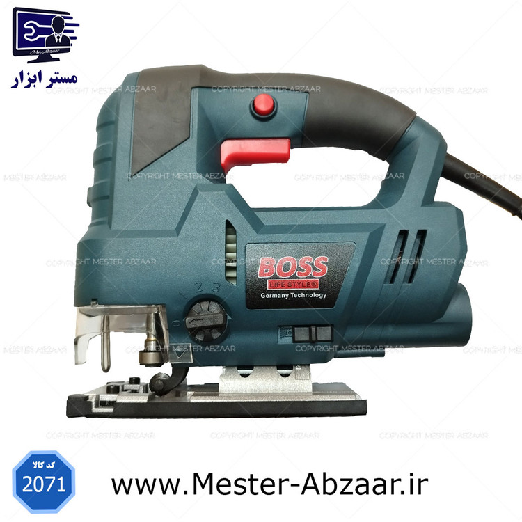 عمودبر 1800 وات باس لیزری دیمردار گیربکسی JIG SAW مدل BS123JF207-1