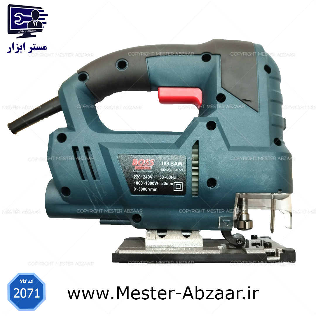 عمودبر 1800 وات باس لیزری دیمردار گیربکسی JIG SAW مدل BS123JF207-1