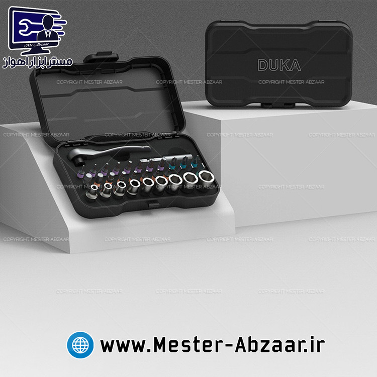 ست آچار بکس و پیچ گوشتی 33 عددی دوکا مدل 3345 Duka RS2