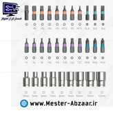 ست آچار بکس و پیچ گوشتی 33 عددی دوکا مدل 3345 Duka RS2