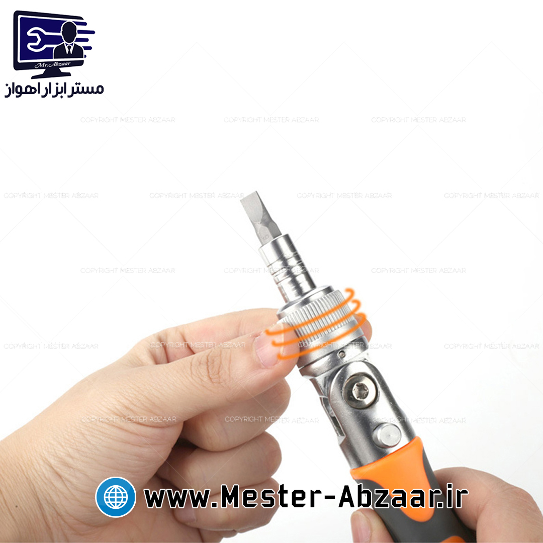 ست آچار بکس و پیچ گوشتی 38 عددی کروم وانادیوم راتچت مدل 38 SET RATCHET