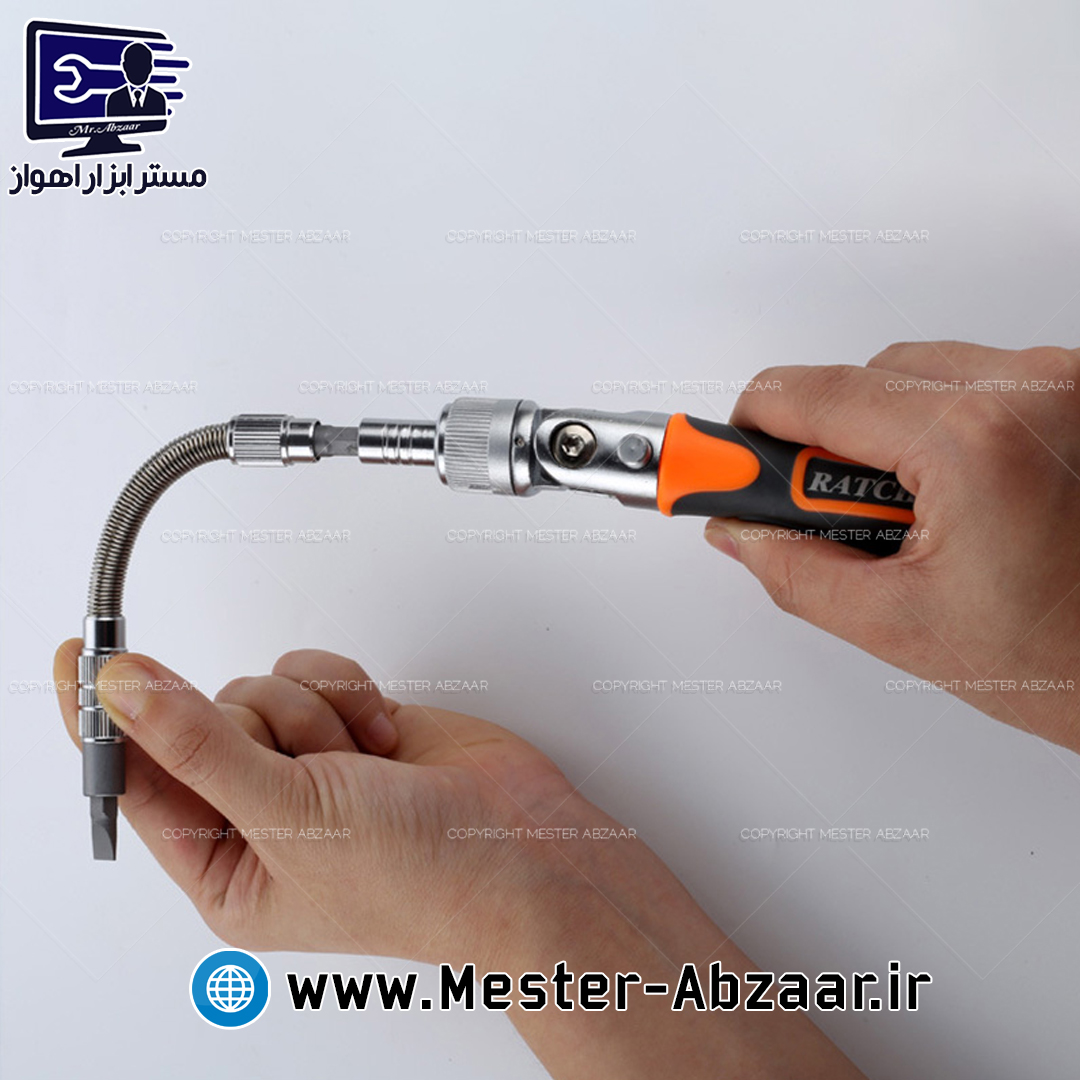 ست آچار بکس و پیچ گوشتی 38 عددی کروم وانادیوم راتچت مدل 38 SET RATCHET