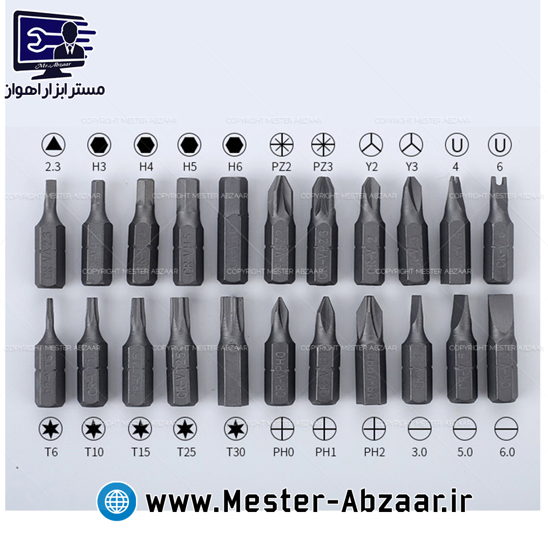 ست آچار بکس و پیچ گوشتی 38 عددی کروم وانادیوم راتچت مدل 38 SET RATCHET