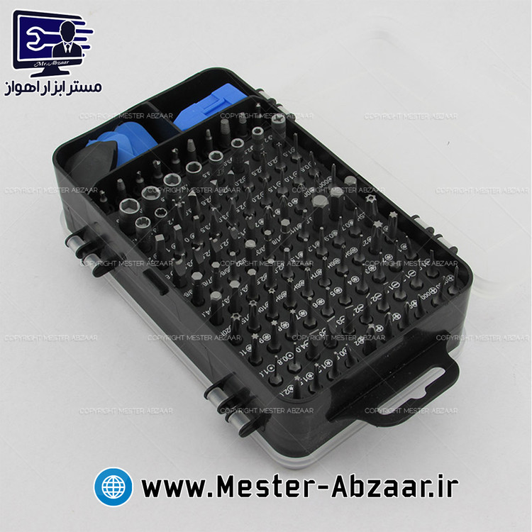 جعبه ابزار بکس و پیچ گوشتی کوچک 135 عددی تولز مدل TOOLS 1356