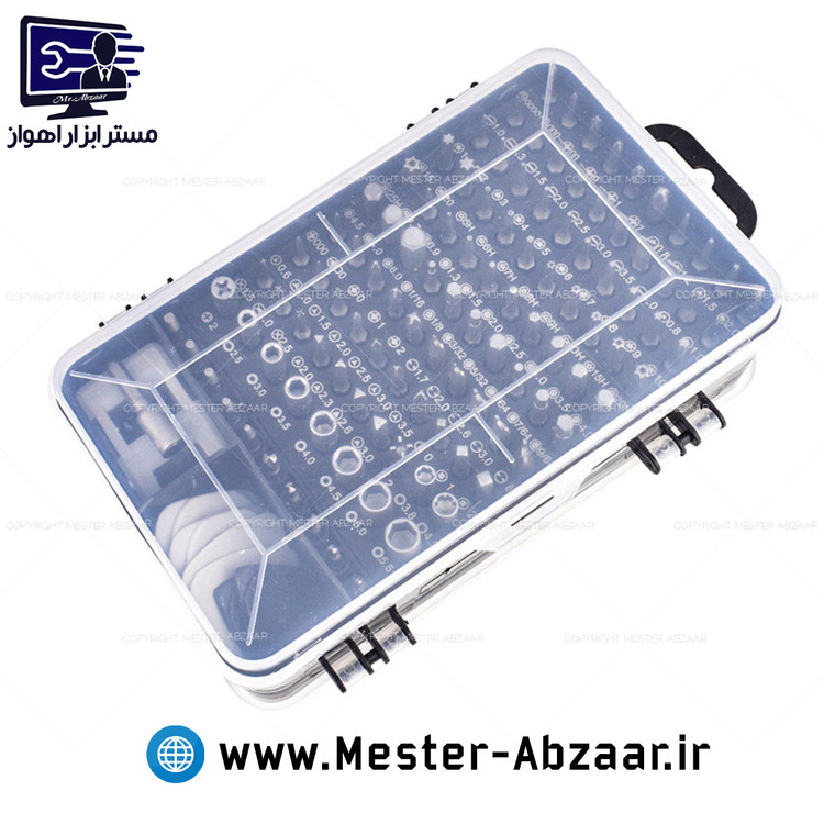 جعبه ابزار بکس و پیچ گوشتی کوچک 135 عددی تولز مدل TOOLS 1356