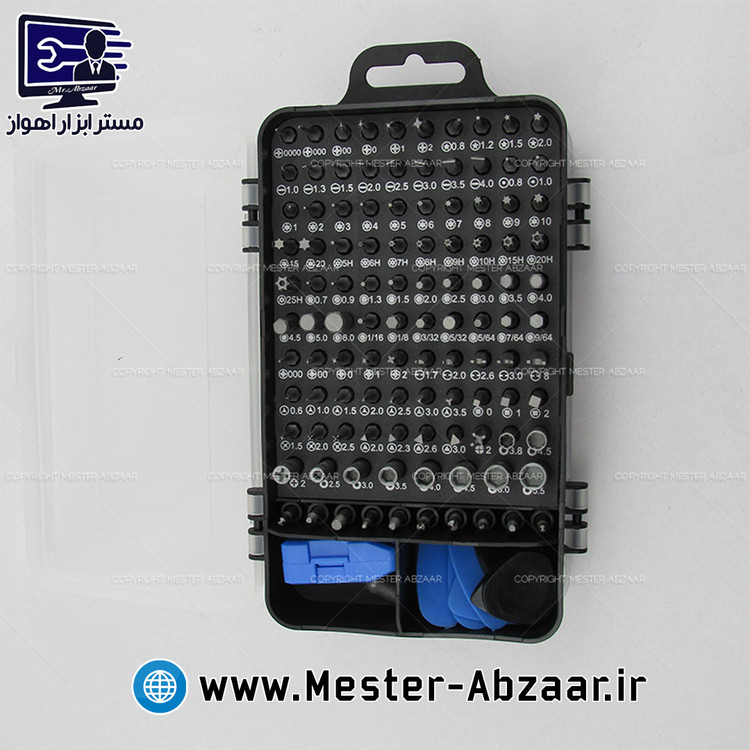 جعبه ابزار بکس و پیچ گوشتی کوچک 135 عددی تولز مدل TOOLS 1356