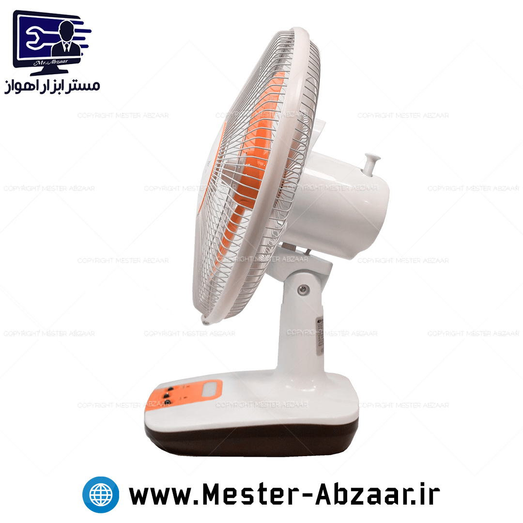 پنکه شارژی رومیزی 12 اینچ کامی سیف مدل KM-F0102 KAMISAFE