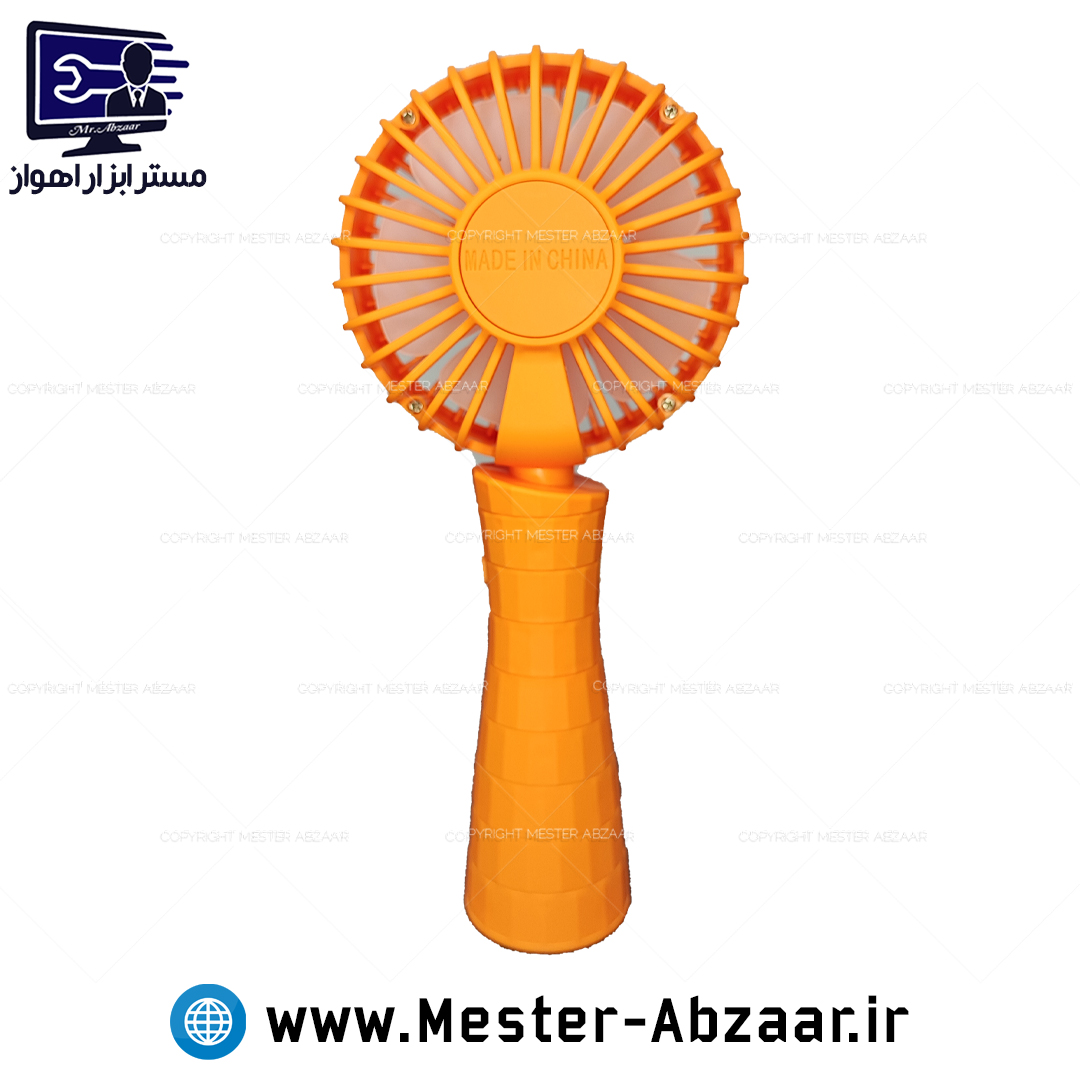 مینی پنکه دستی رومیزی شارژی لایت پن فن مدل mini fan f-182 9765