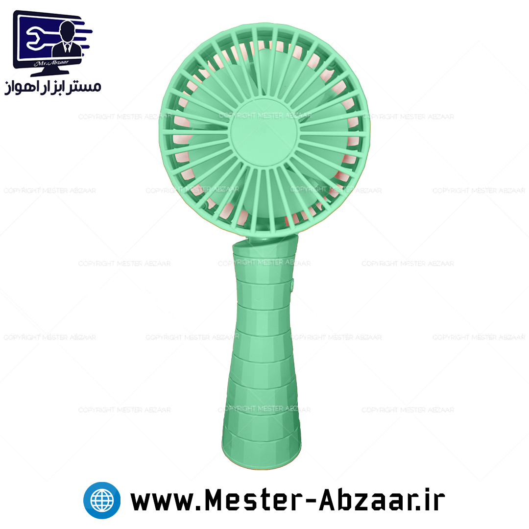 مینی پنکه دستی رومیزی شارژی لایت پن فن مدل mini fan f-182 9765