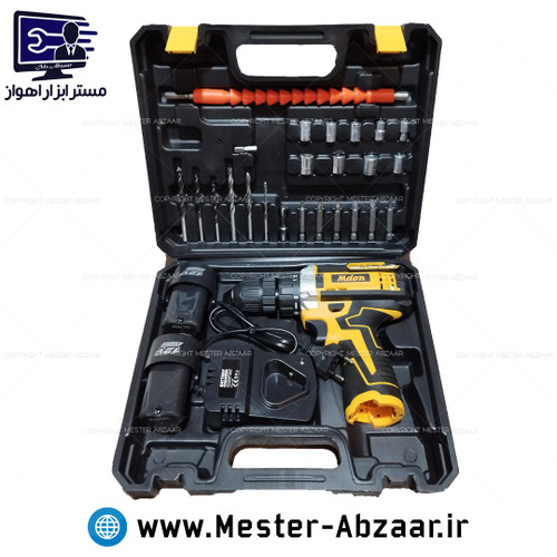 دریل شارژی 12 ولت مدون طرح دیوالت دو باتری مدل MDON-12S