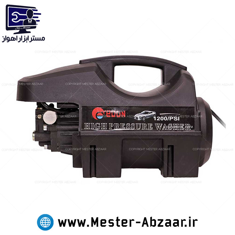 کارواش دینامی ادون 90 بار واقعی مشکی مدل CM-PT90L