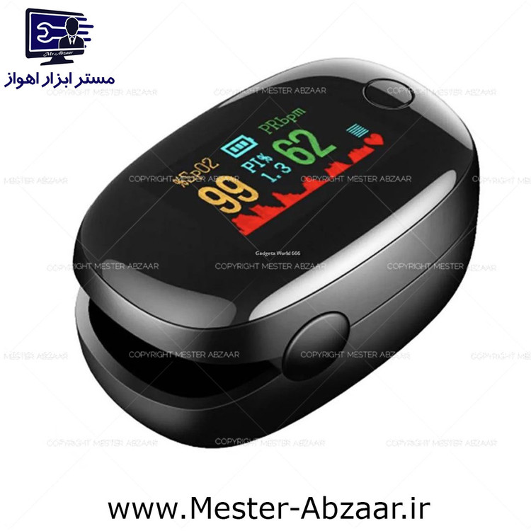 پالس اکسیمتر ضربان سنج دیجیتالی مدل SMH 01 صفحه رنگی و سیاه سفید