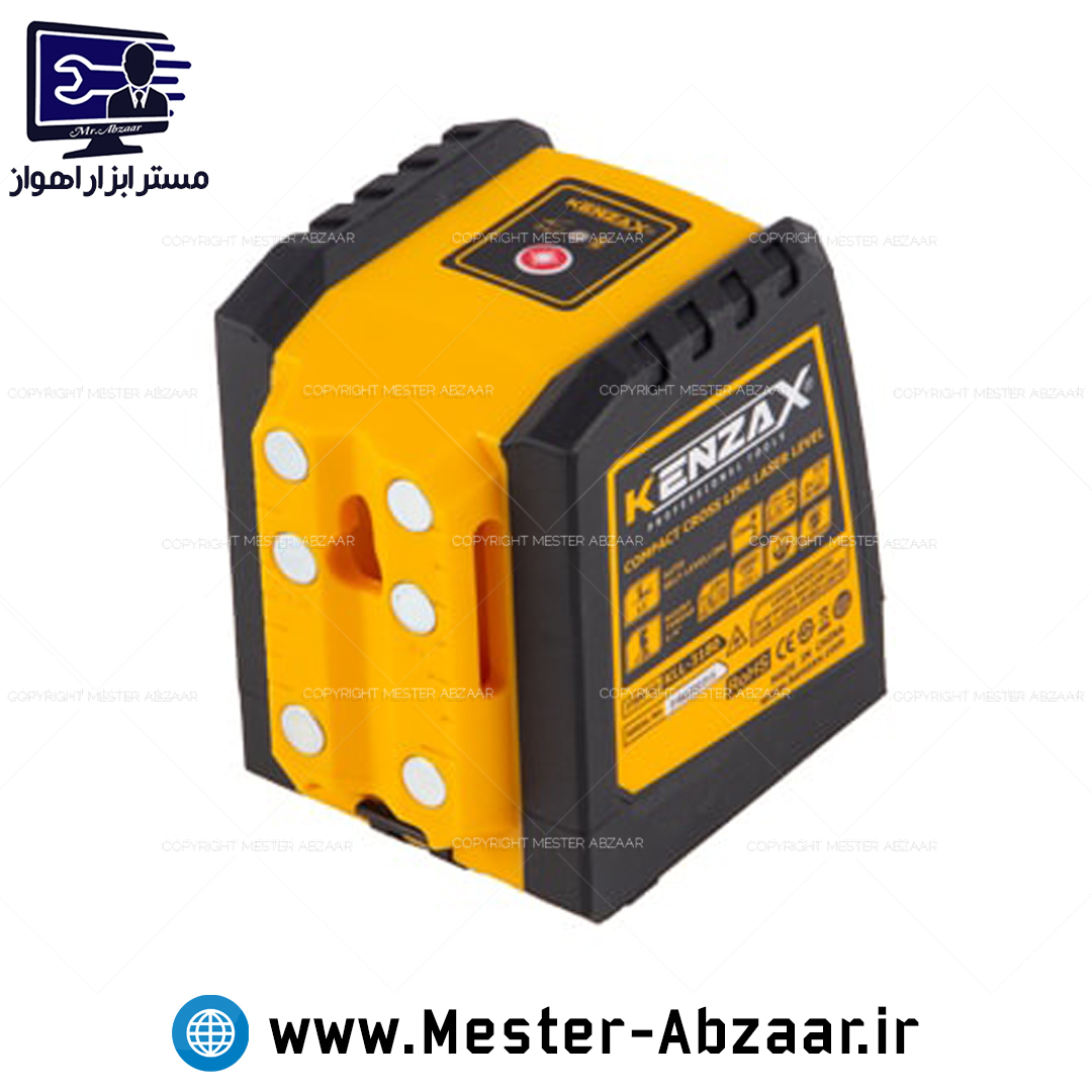 تراز لیزری کنزاکس دو خط قرمز شارژی مدل KENZAX KLL-3180