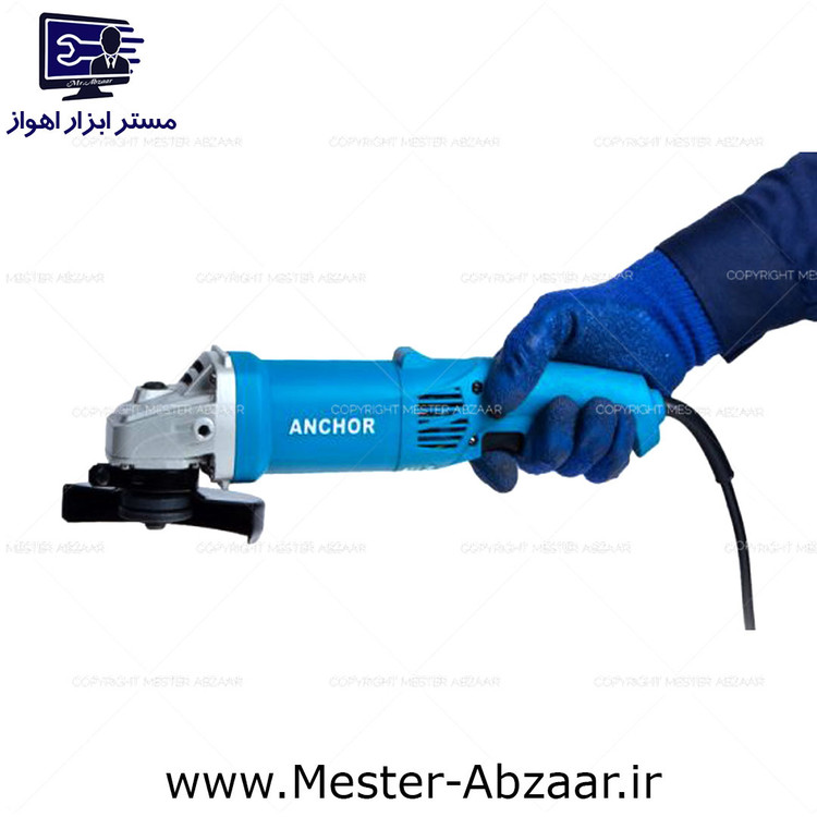 مینی فرز دسته بلند 1050 وات آنکور 115 میلی متری با گارانتی مدل A15 anchor