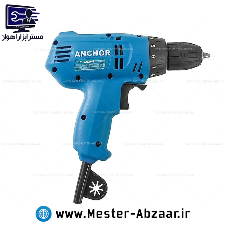 دریل پیچ بند برقی ترکمتر دار 240 وات E8 آنکور با گارانتی شرکتی p.m کد 7583