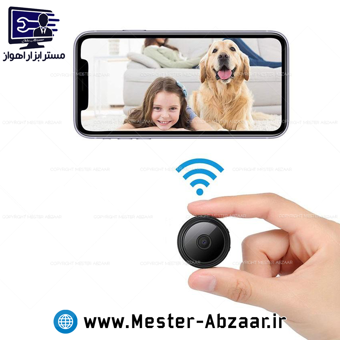 دوربین مخفی کوچک شارژی مگنتی آهنربایی 1080 EYE CAM WIFI وای فای بیسیم 2100