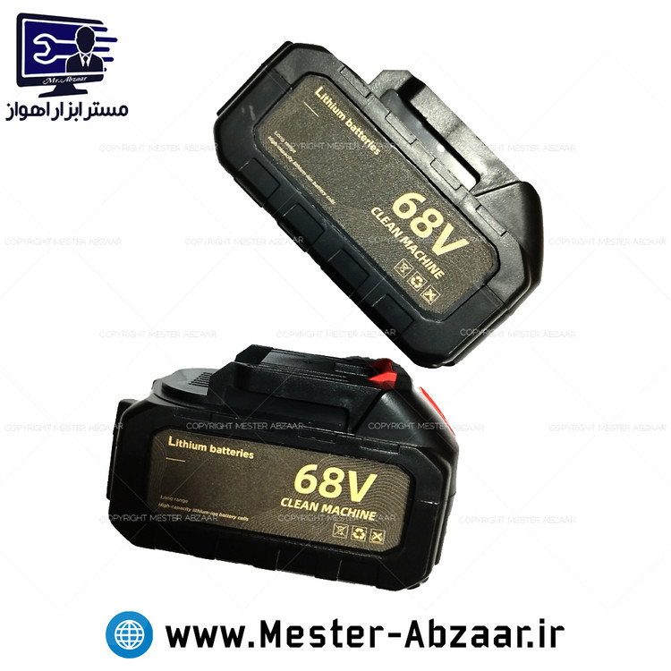 کارواش شارژی گریتک مشکی دو باتری مدل GTCM6802