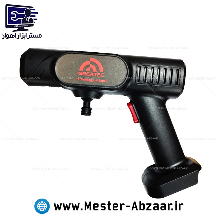کارواش شارژی گریتک مشکی دو باتری مدل GTCM6802
