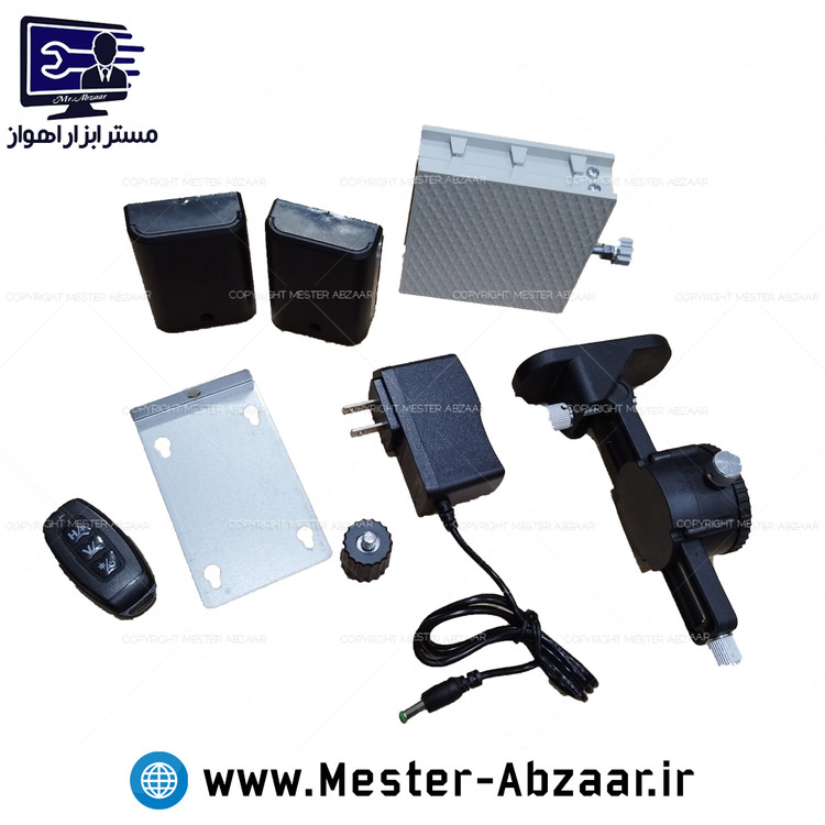 تراز لیزری سه خط سبز شارژی پروفسیون سه بعدی دو باتری لمسی ریموتی 2201 HIGH PRECISION LASER LEVEL